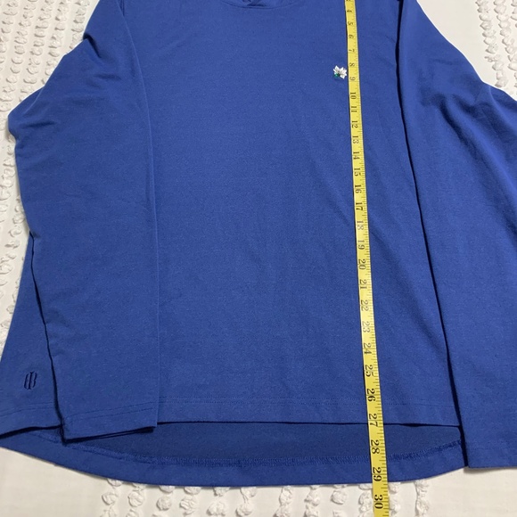 HOLDERNESS & BOURNE Men Jackson Magnolia Golf Company Hoodie Pullover XL Blue - Picture 10 of 11